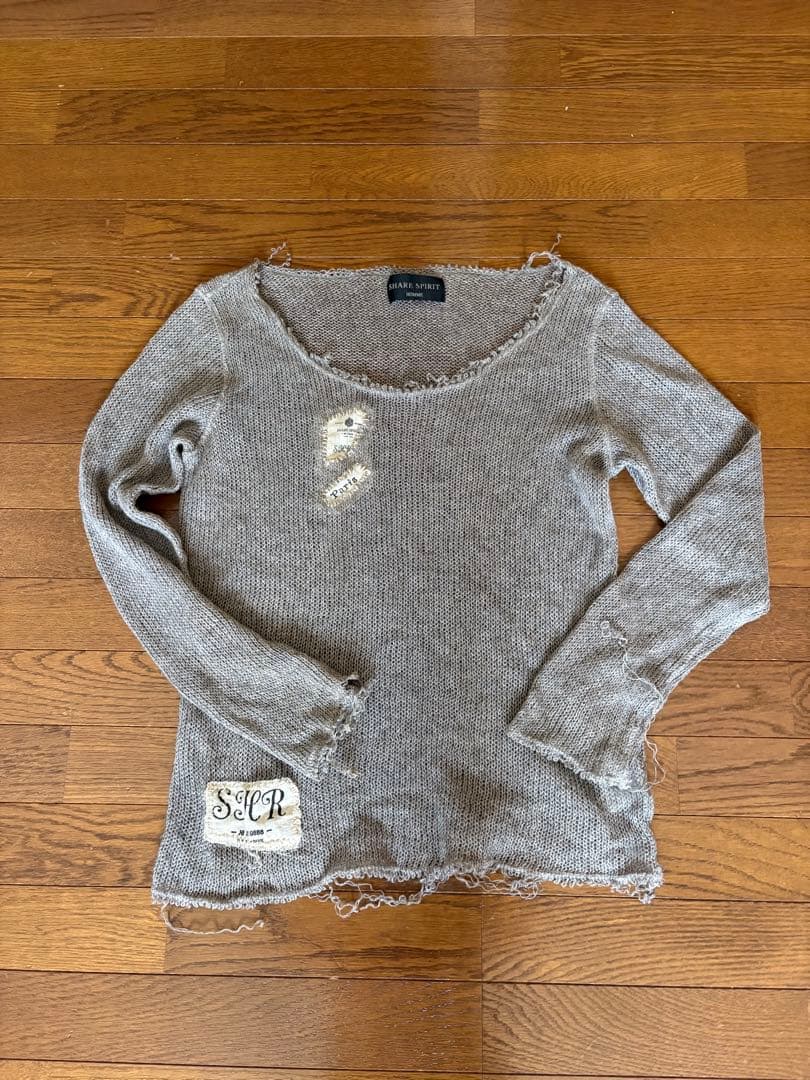 SHARE SPIRIT HOMME サマーニットセーター