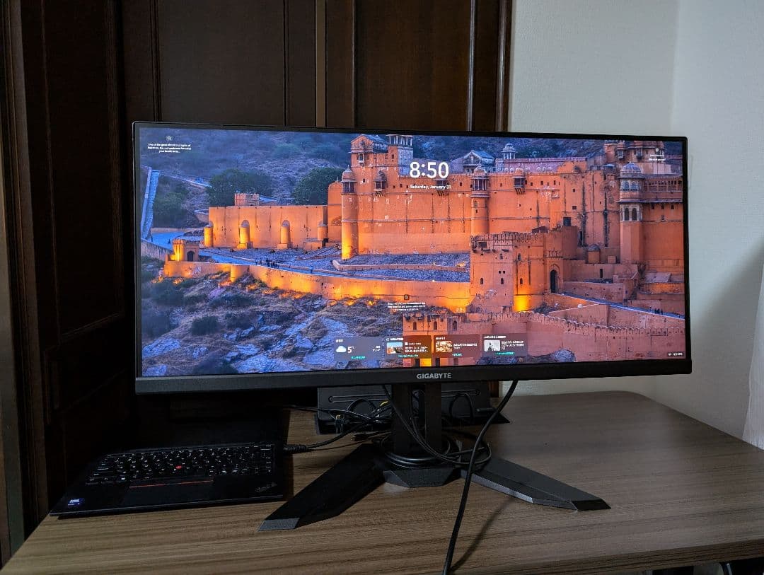 ディスプレイ・モニター本体 GIGABYTE M34WQ 3440x1440 144Hz