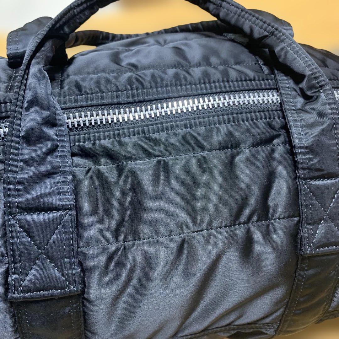 未使用級 PORTER タンカードラムバッグボストンバック2way ブラック
