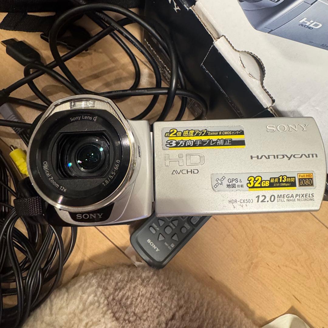 SONY ビデオ HDR-CX500V 完動品 付属多数