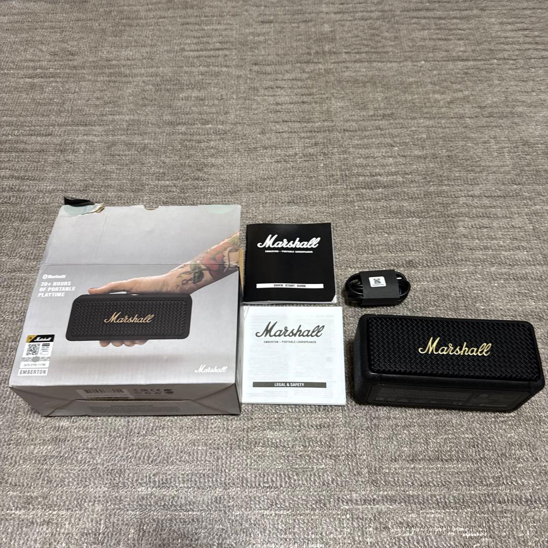 Marshall ワイヤレスポータブル防水スピーカー