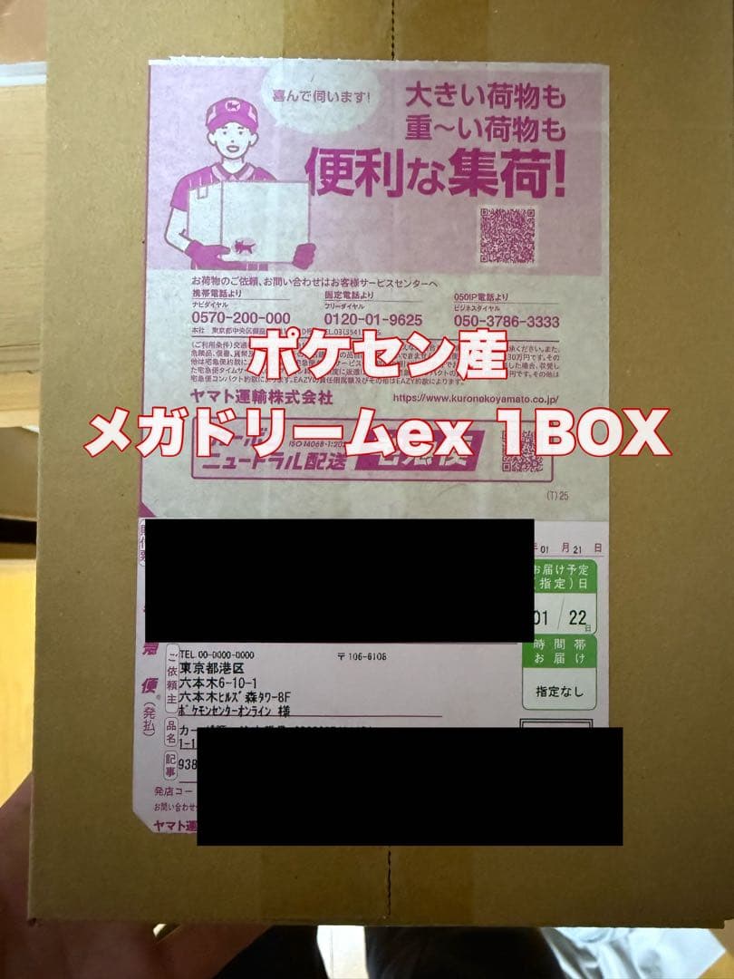 ポケセン産 メガドリームex 1BOX 未開封