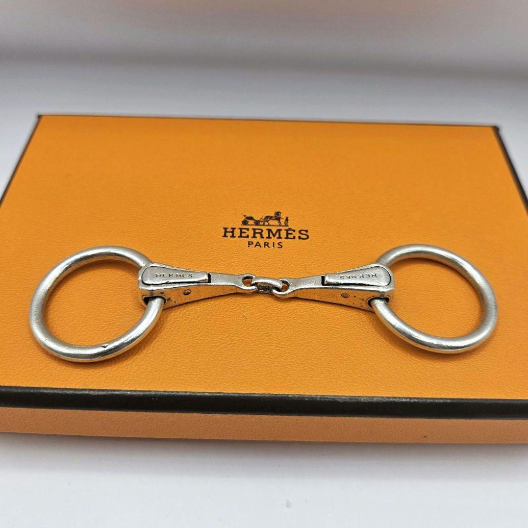 【Vintage】HERMES ホースビット キーリング