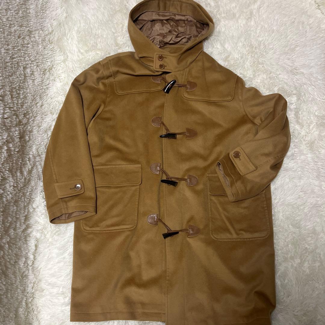 【最高級】カシミヤ100% ダッフルコート ベージュ L オーバーサイズ