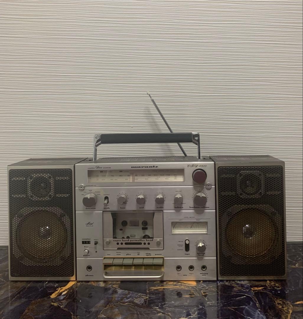 Marantz CRS-6810 ラジカセ 動作品 ベルト交換済み ラジオOK