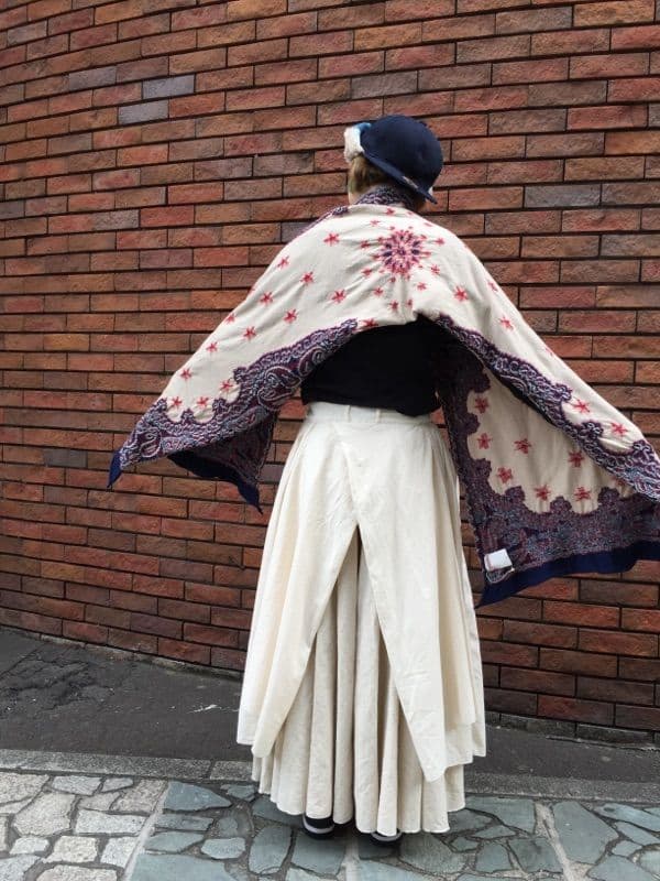 注) KAPITAL キャピタル ジャーマンコードオーロラエプロンパンツ キナリ