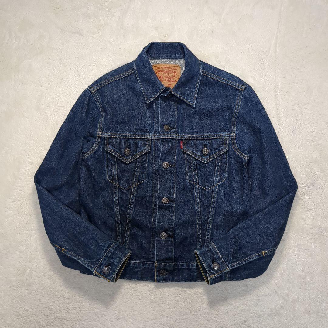 ✨90s！ビッグE！濃紺✨LEVI'S 71557 38 日本製 デニムJKT