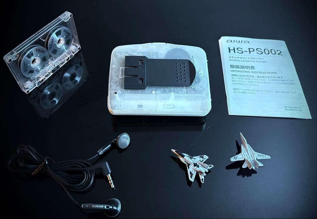 カセットウォークマン AIWA PS002 白色 「整備済み、完動美品」