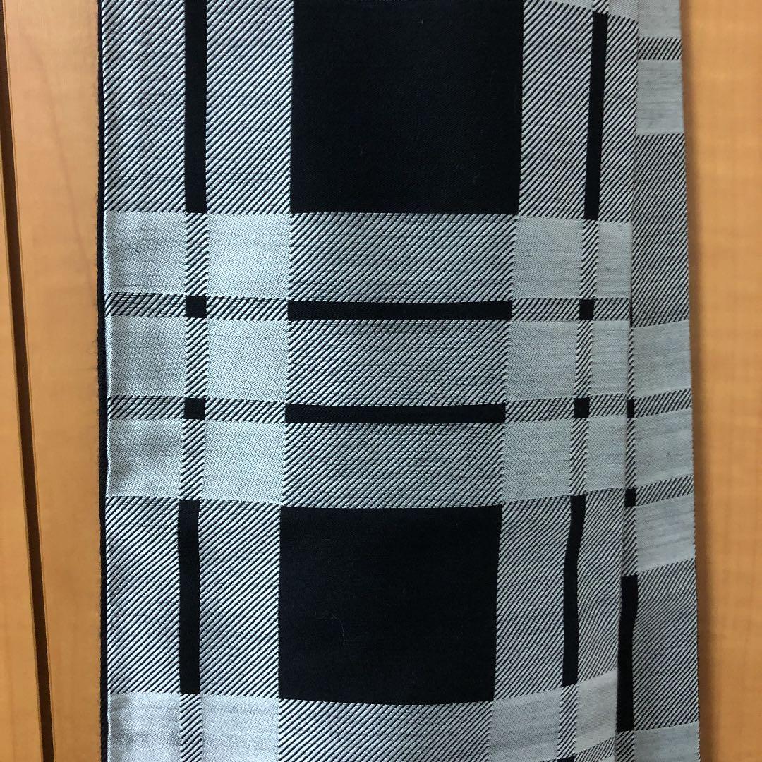 アレキサンダーマックイーン　ウールシルク　チェック　ストール