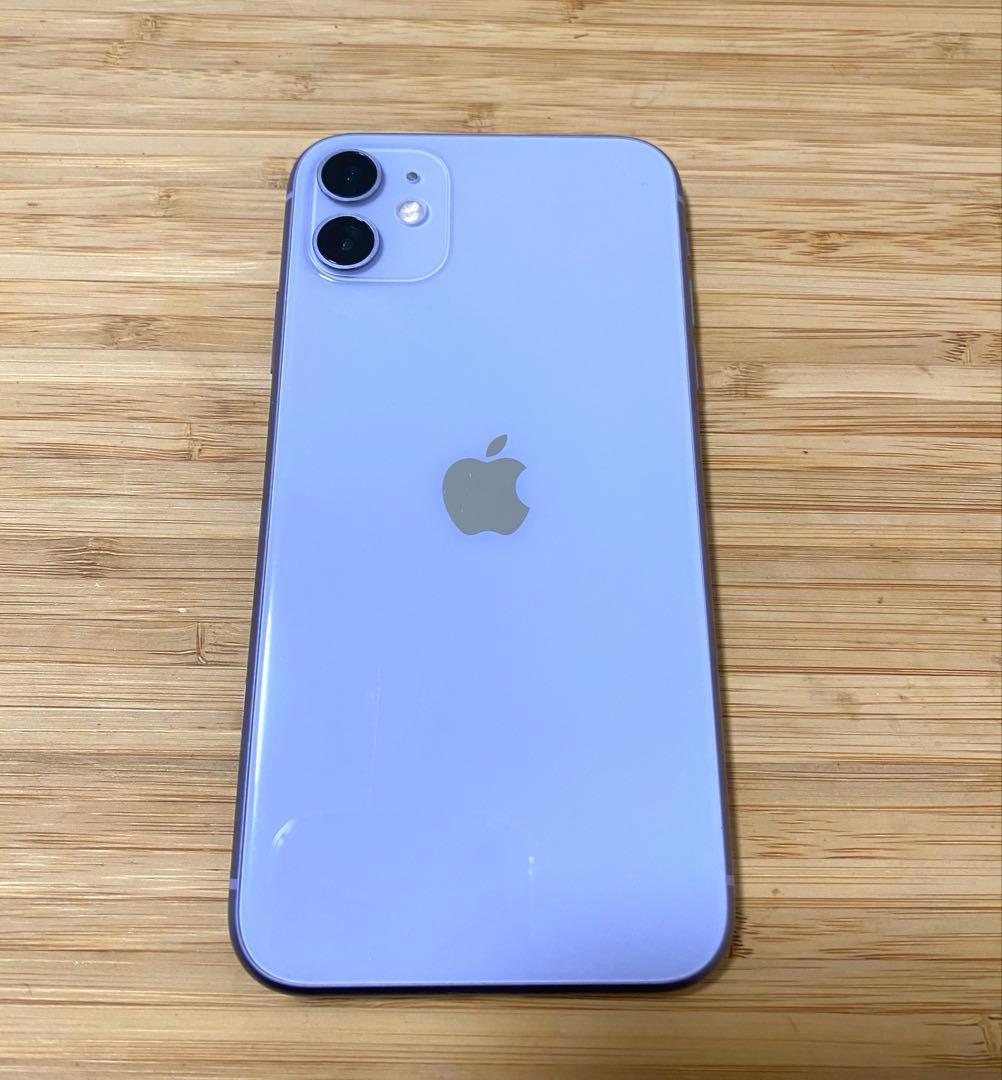 iPhone11 ジャンク品　SIMフリー　パープル