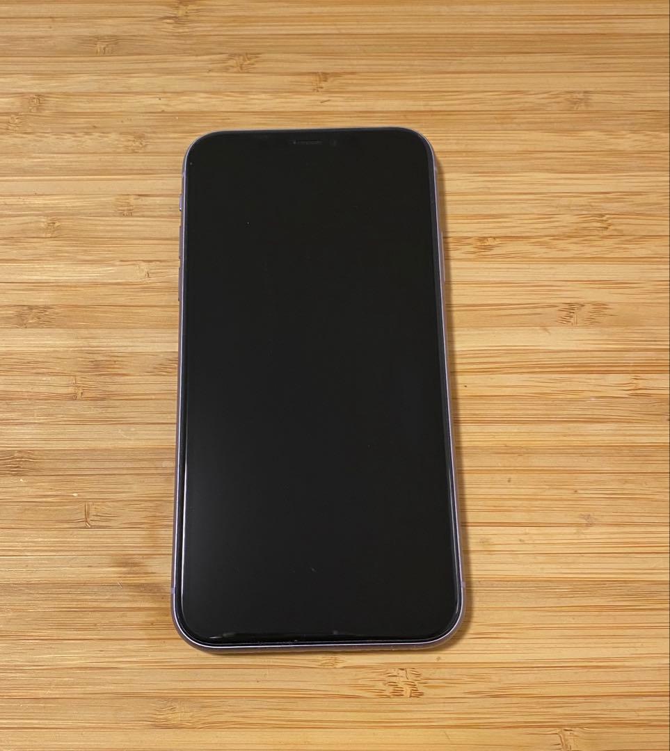 iPhone11 ジャンク品　SIMフリー　パープル