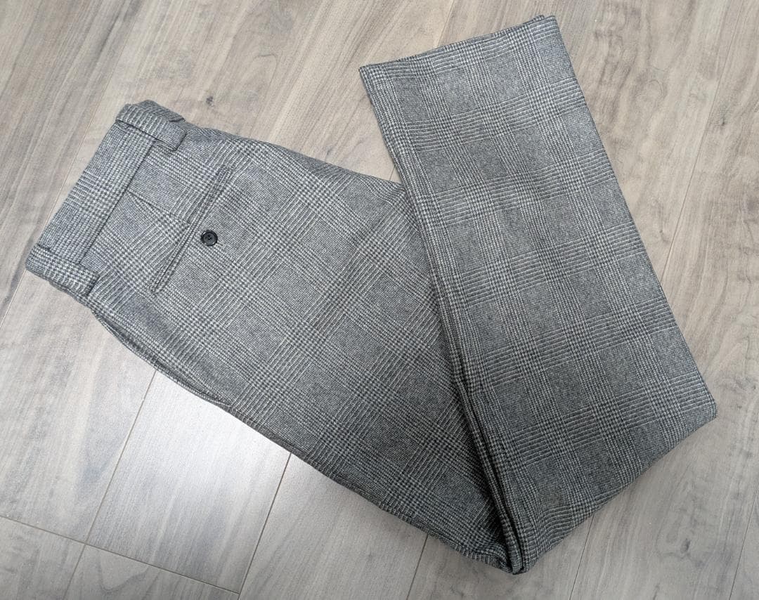 美品　MARGARET HOWELL FOX BROTHERS生地スラックス L