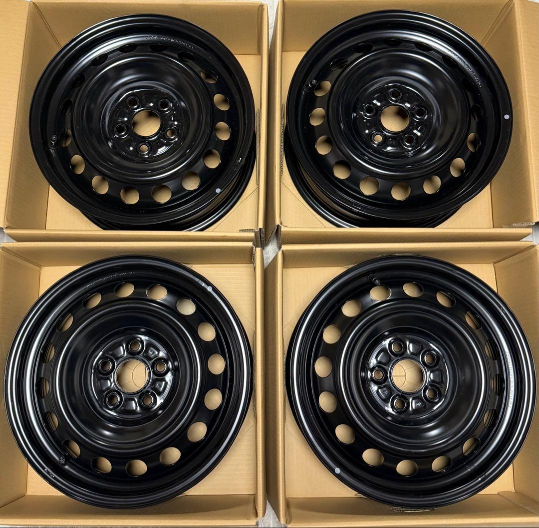 B*読様 15インチ スチールホイール 4個セット