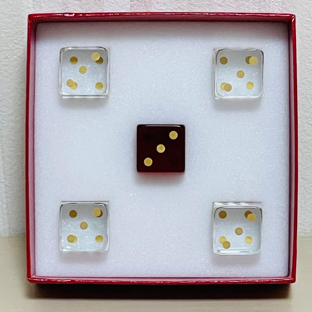 Baccarat バカラ サイコロ ダイス フィギュリン 置物 クリスタル
