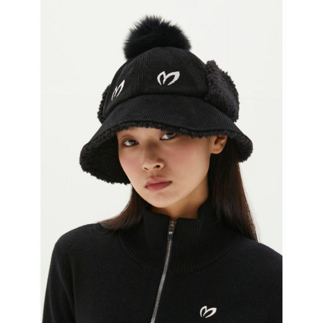 MASTER BUNNY マスターバニーエディション ゴルフ ポンポン 帽子 黒