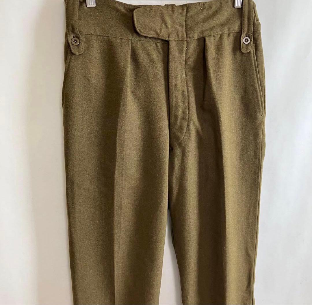60s ヴィンテージ イギリス軍 ドレスパンツ グルカパンツ スラックス