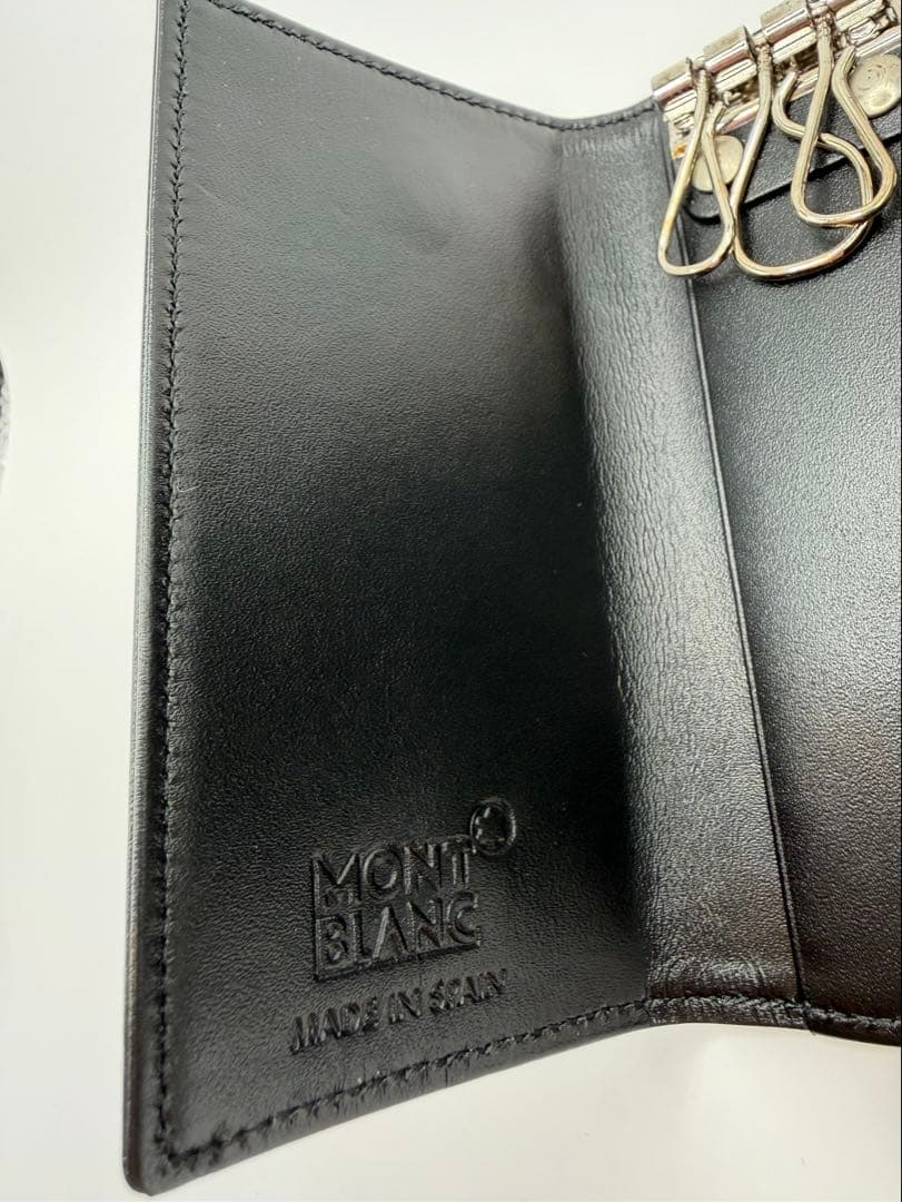 Montblanc モンブラン　ブラック レザー キーケース
