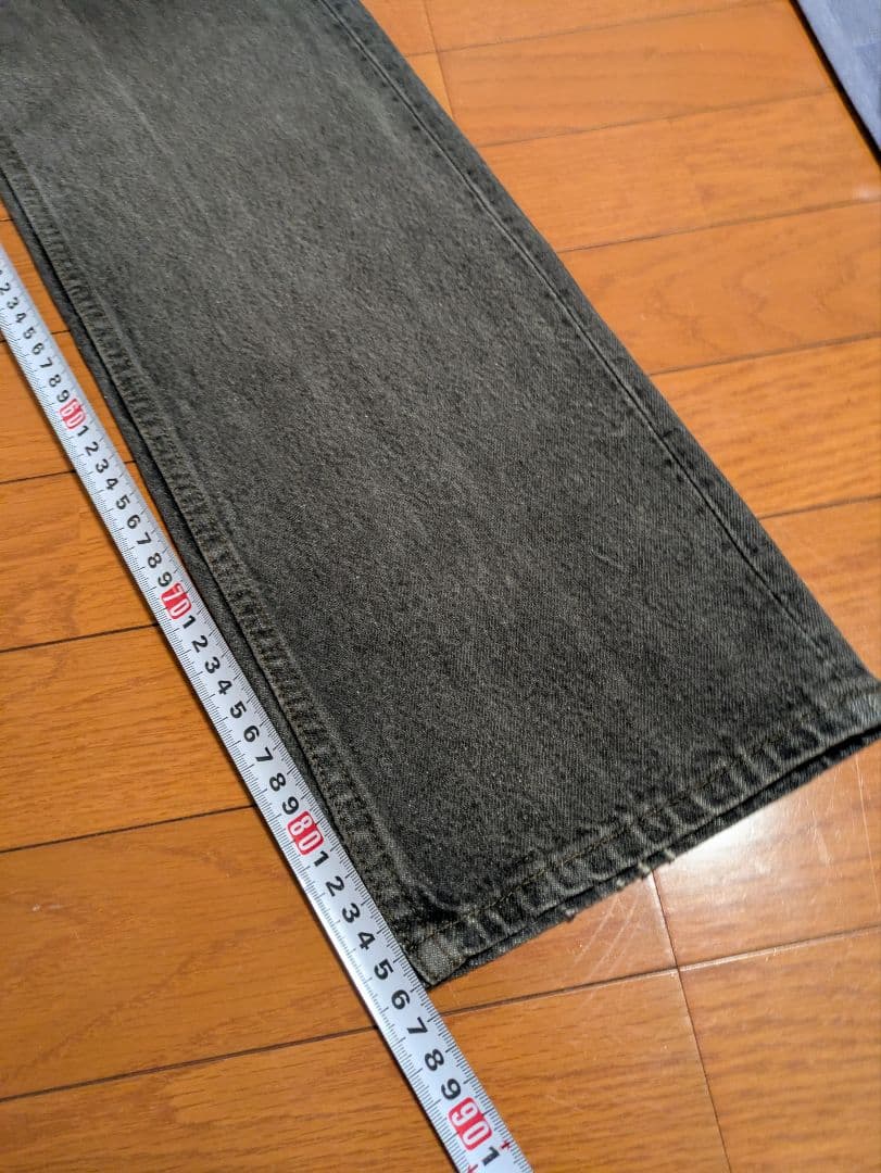 USA Levi's 501 赤文字 先染めブラックデニム W31 L36