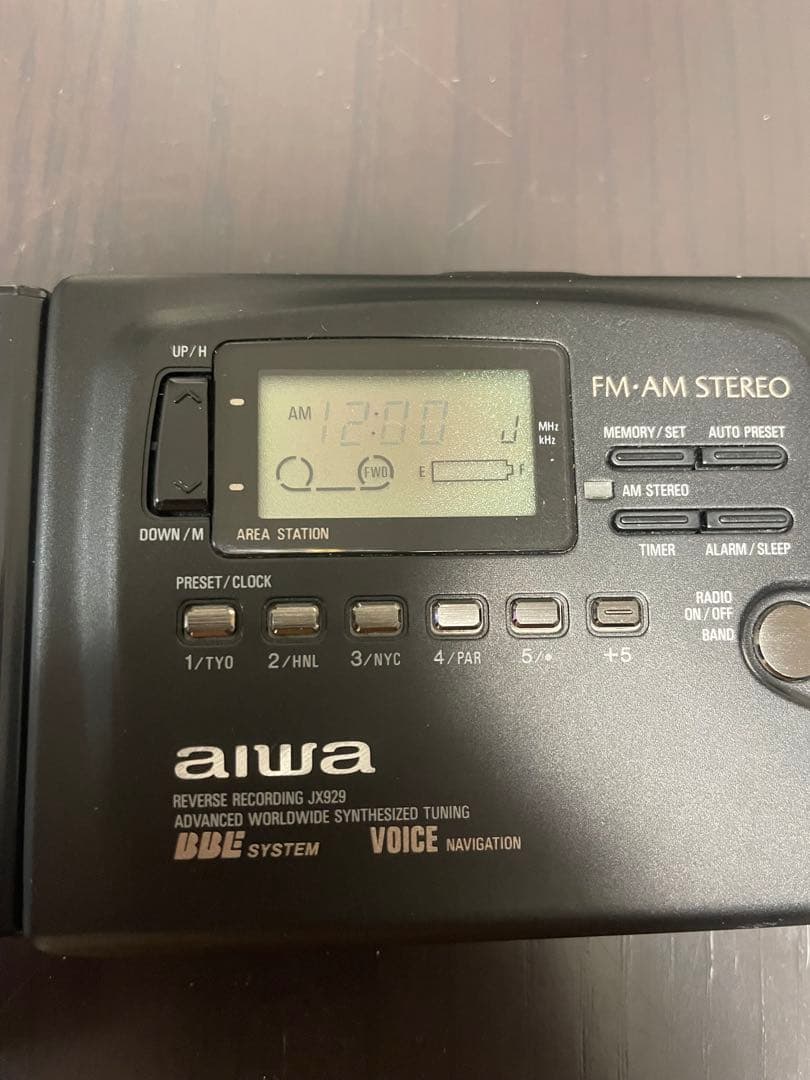 aiwaカセットレコーダーHS-JX929 現状品 動作確認済み