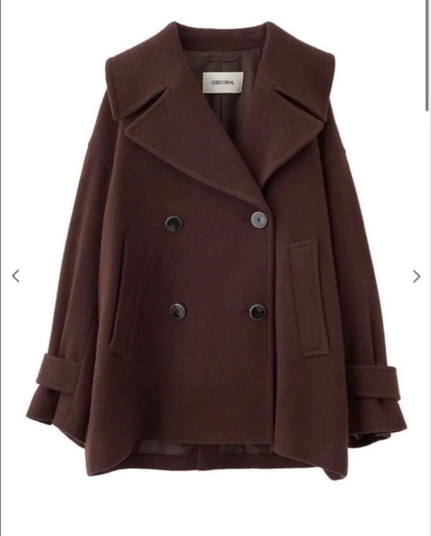 2025冬新作 ココディール インペリアルモッサショートPコート