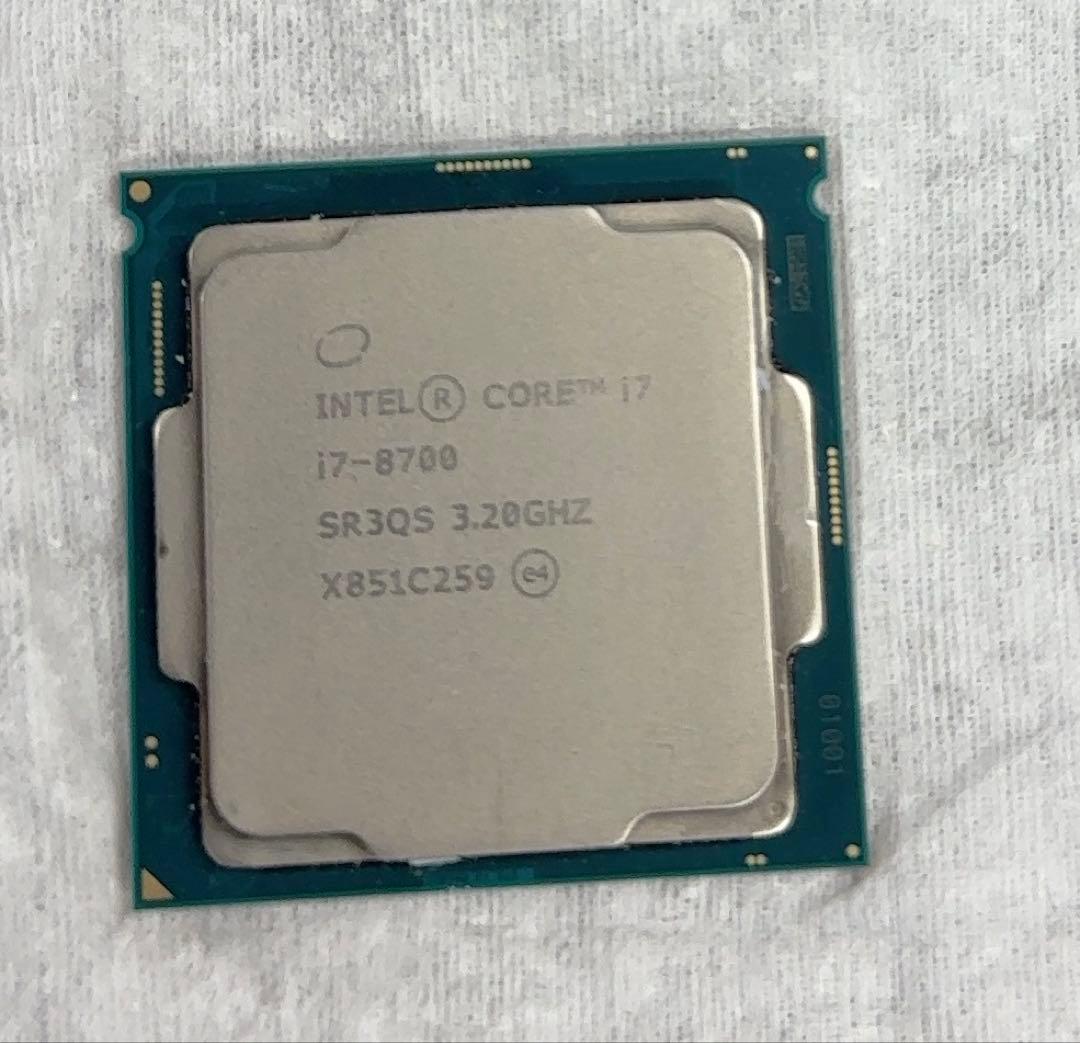 CPU Intel Core i7-8700 CPU