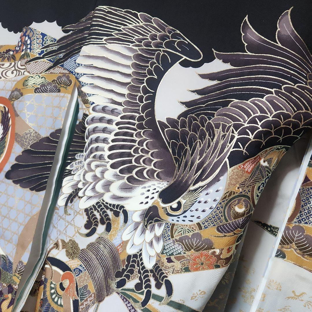 (t-93)#132 (保管品) 正絹 男児 お宮参り きもの