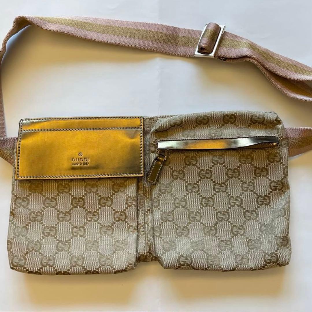 ★希少カラー★レア★GUCCI　ボディバッグ　ウェストバッグ