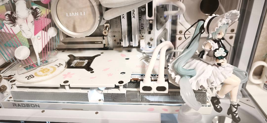 【中古品、おまけ付】powercolerRX7800XT SAKURA