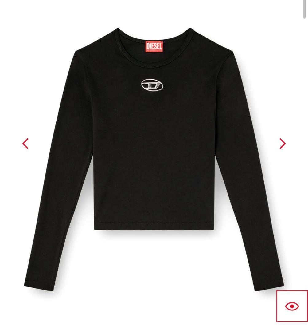DIESEL ブラック 長袖Tシャツ