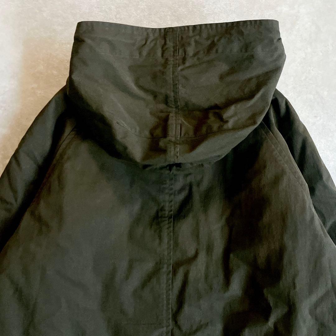 美品 MHL.キルトライナー付ブルゾン VINTAGE COTTON NYLON