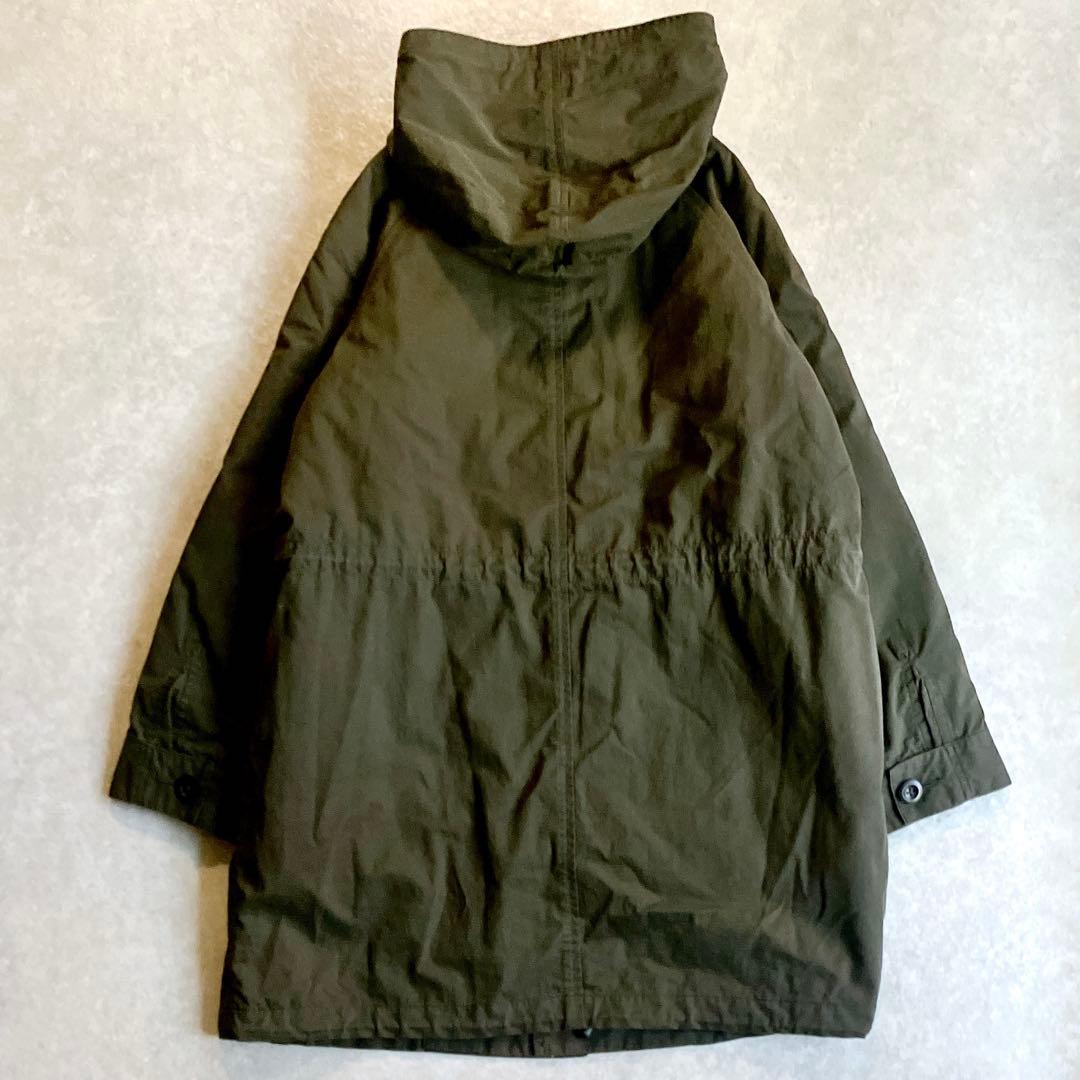 美品 MHL.キルトライナー付ブルゾン VINTAGE COTTON NYLON