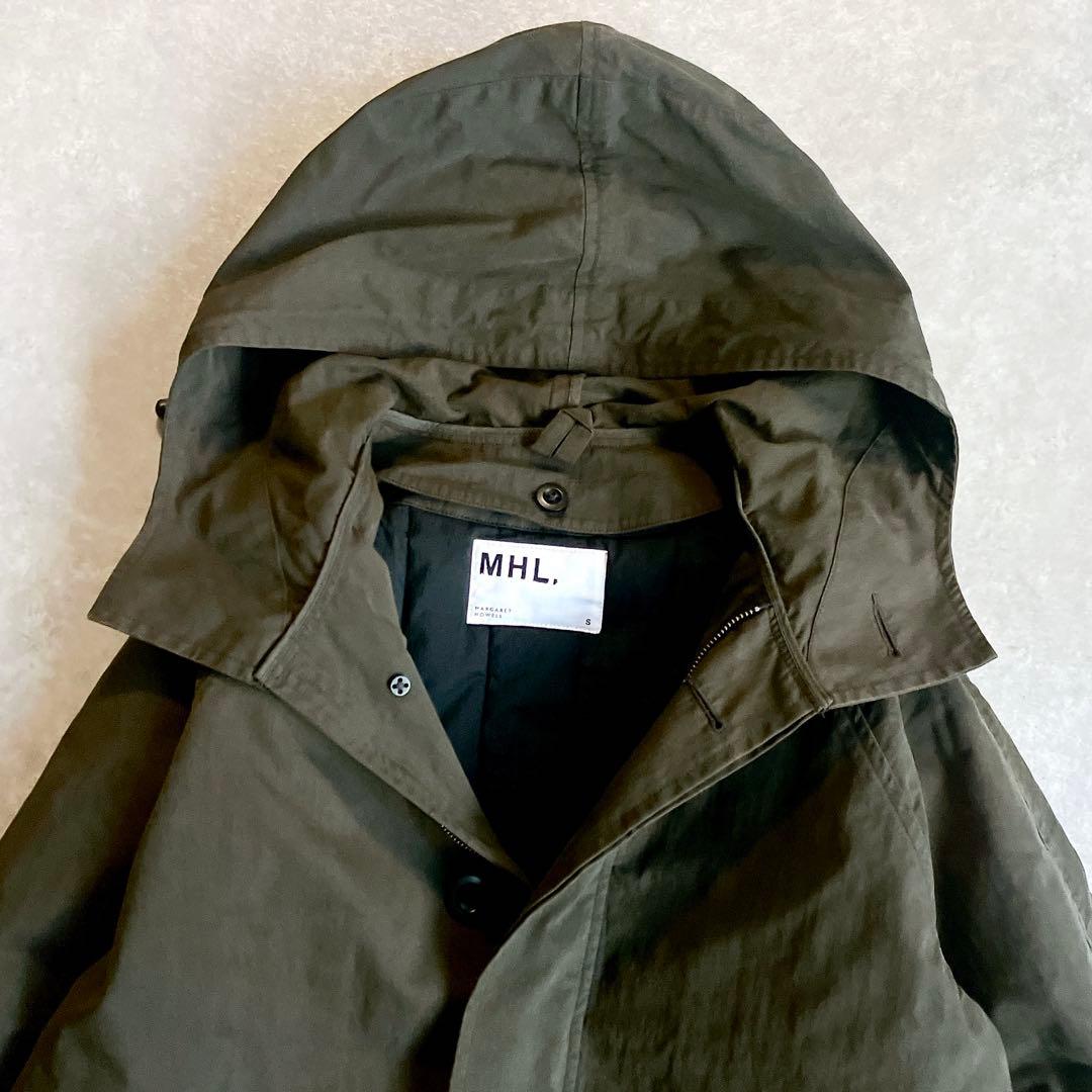 美品 MHL.キルトライナー付ブルゾン VINTAGE COTTON NYLON