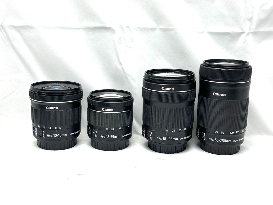 Canon EF-S ズームレンズ4本セット