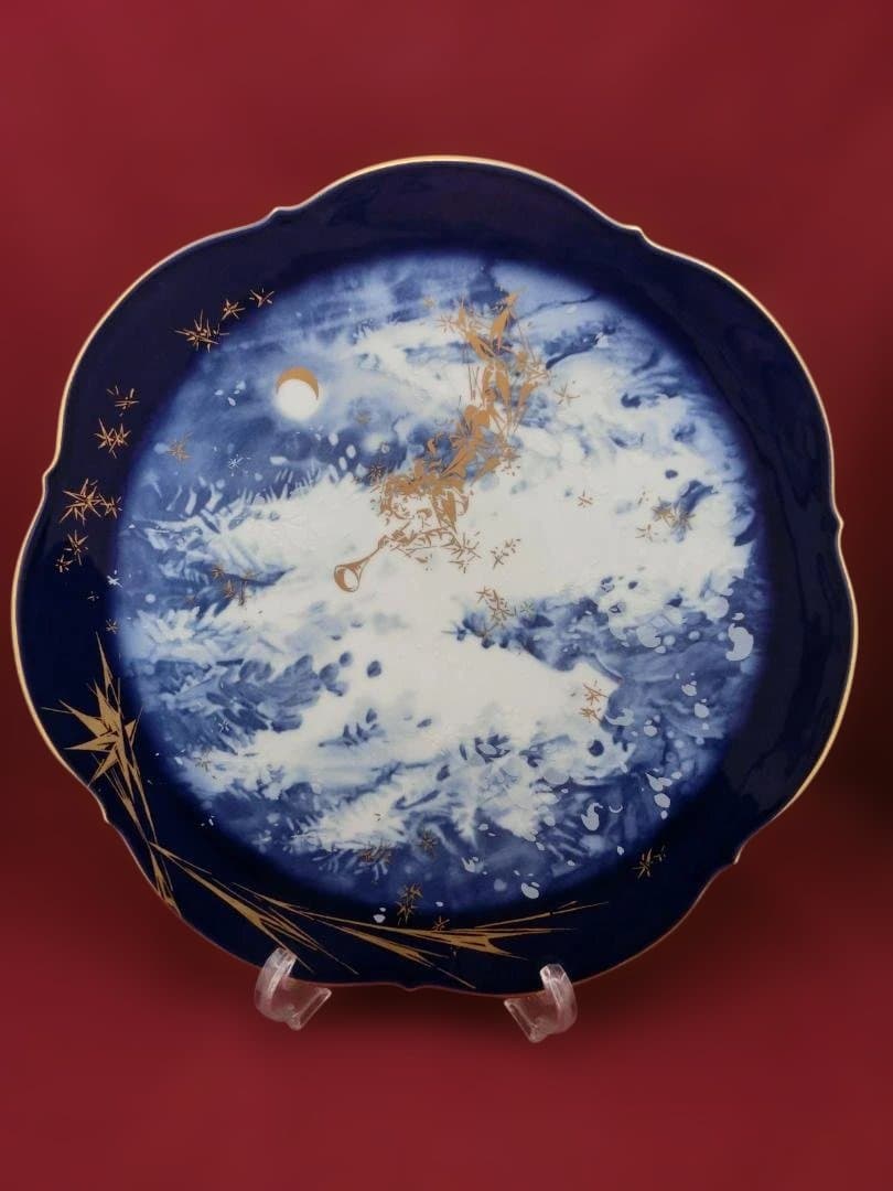 【マイセン】イヤープレート1992年冬の森