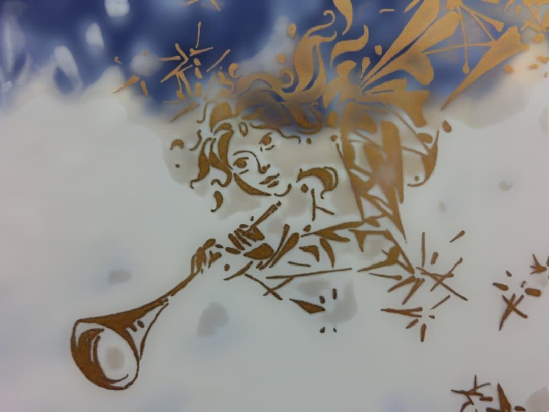 【マイセン】イヤープレート1992年冬の森