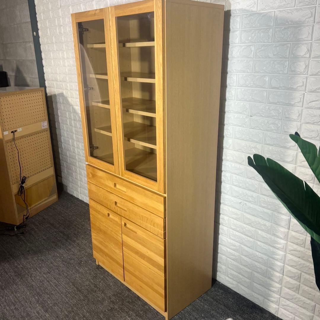 unico ウニコ カップボード HUTTE 幅80cm キッチン収納 F039