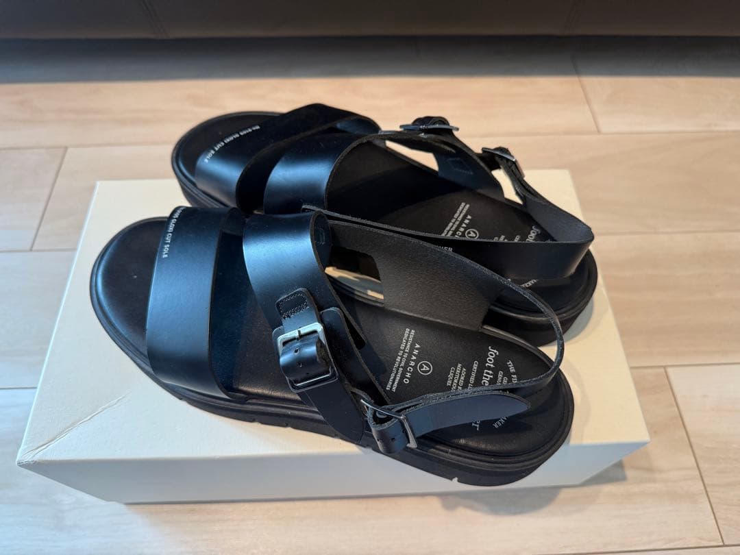 靴 foot the coacher SS BELT SANDAL 9.5