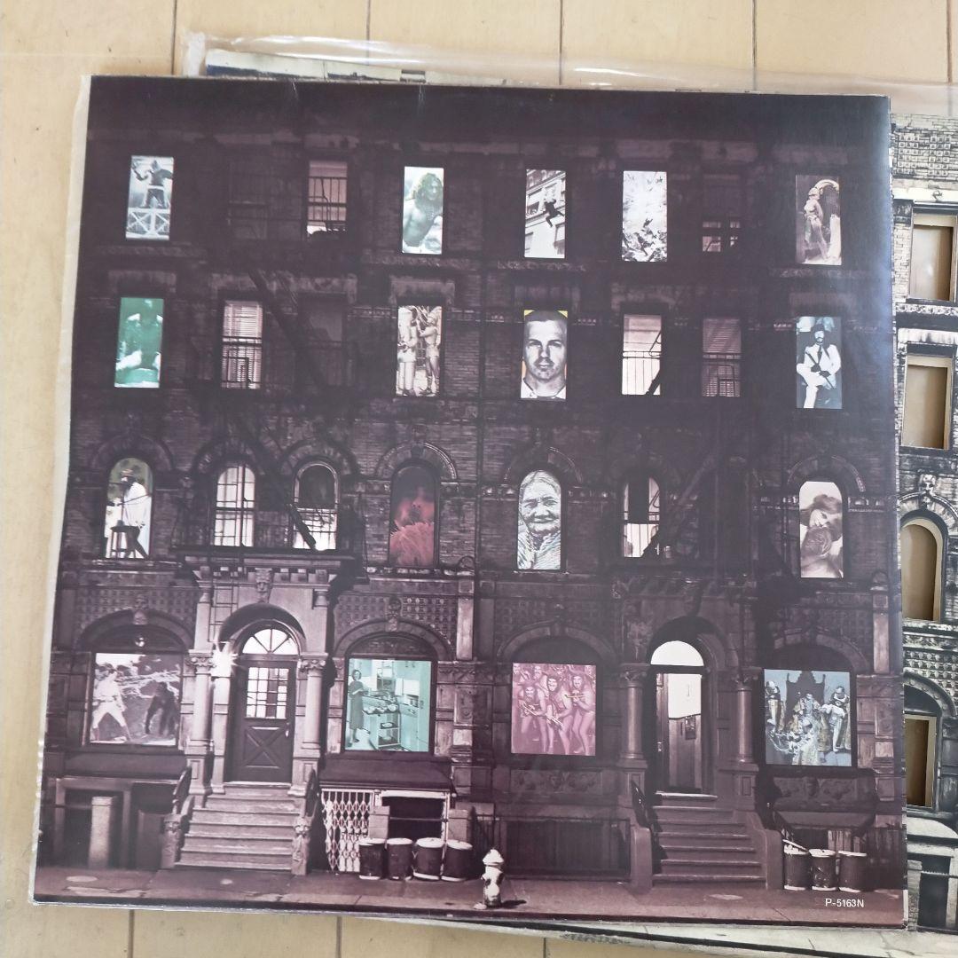 Led Zeppelin フィジカルグラヒィティ2枚組レコード帯、ポスター付き