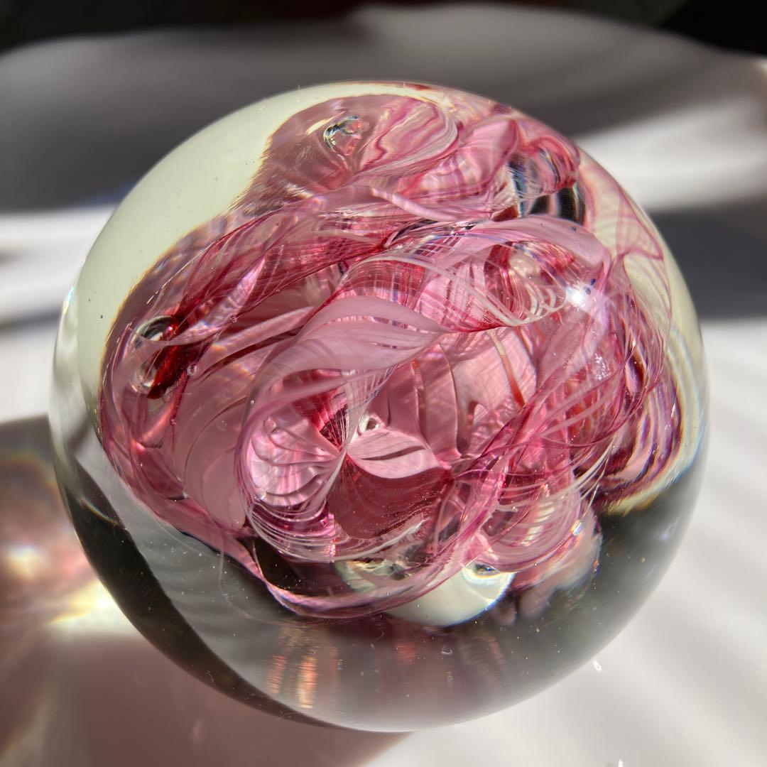 レア　イタリア製　作家　ヴィンテージ ヴェネツィアングラス　ペーパーウエイト