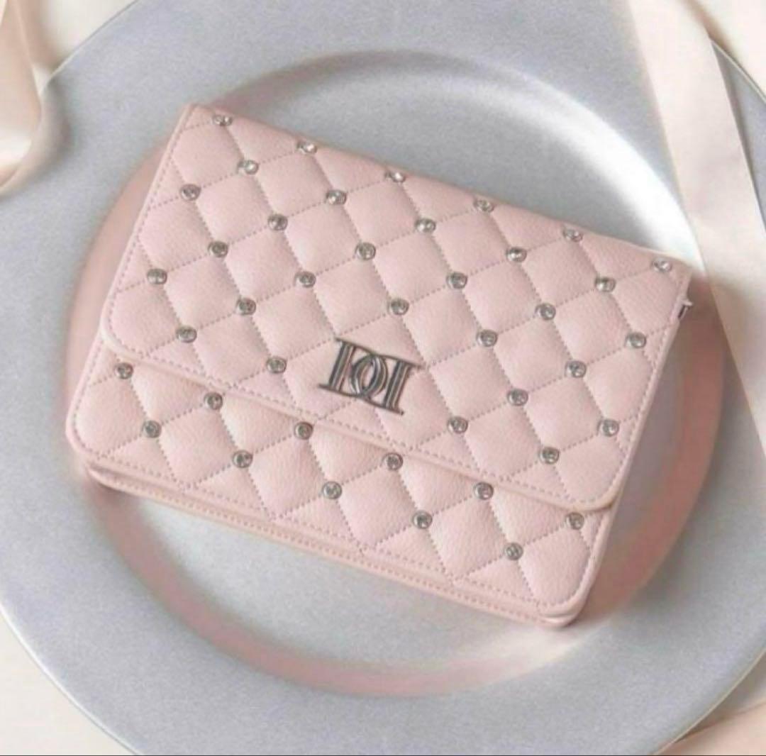 Darich ダーリッチ ノベルティ キルティング ショルダー バッグ ピンク