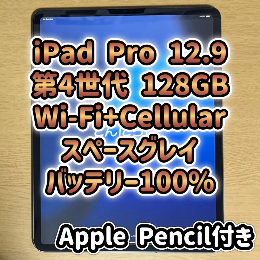 iPad Pro 12.9インチ 第4世代 2020 スペースグレイ 128GB