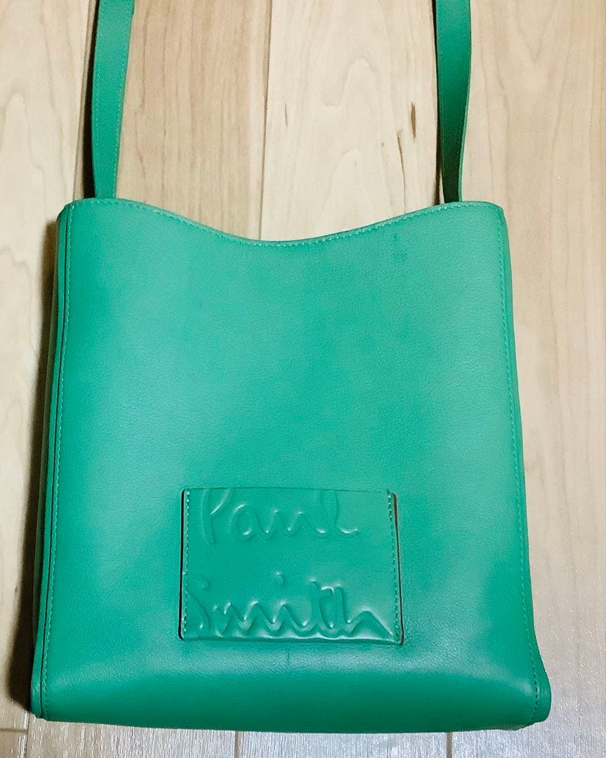 Paul Smith ミントグリーン ショルダーバッグほぼ未使用