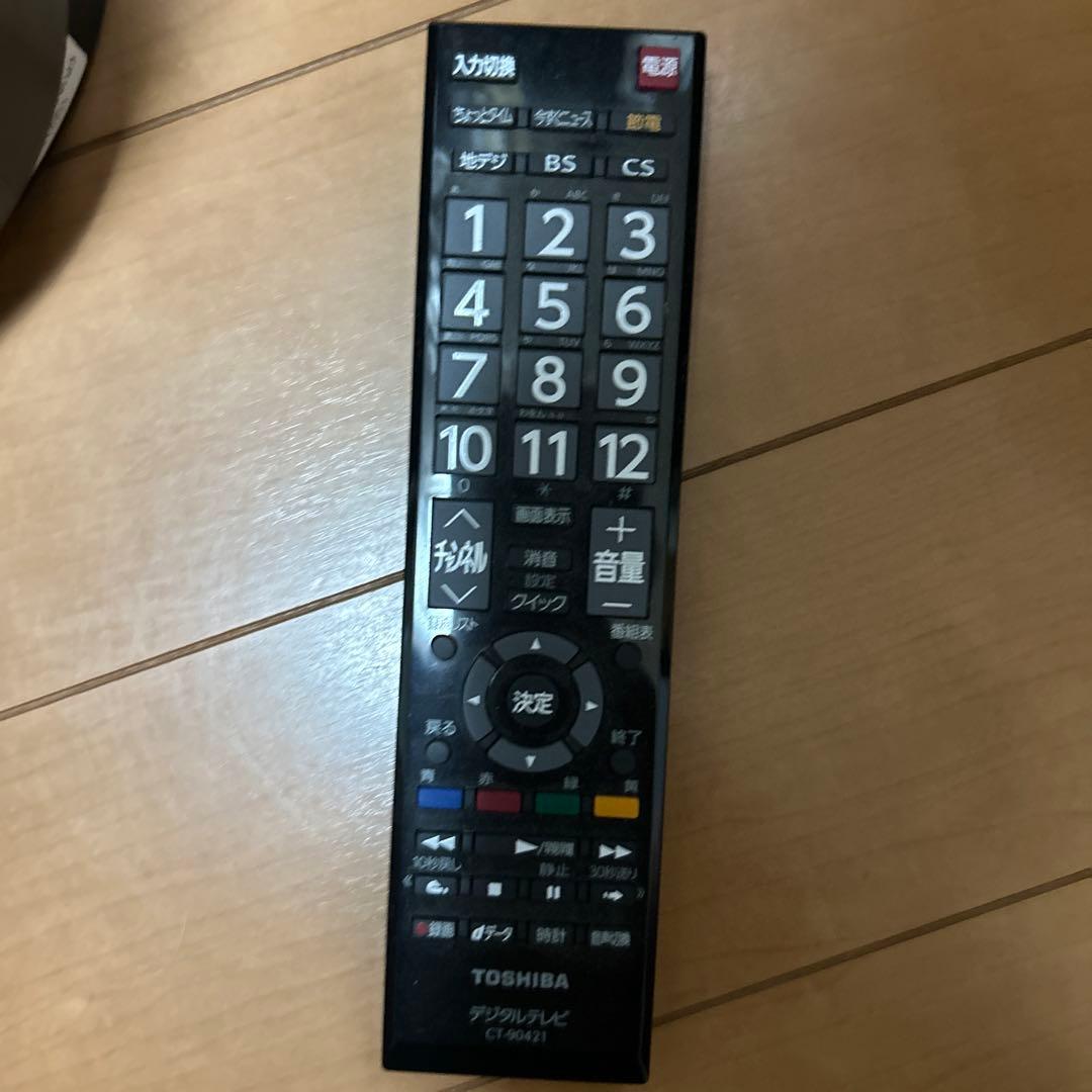 TOSHIBA CT-6641 テレビ用リモコン