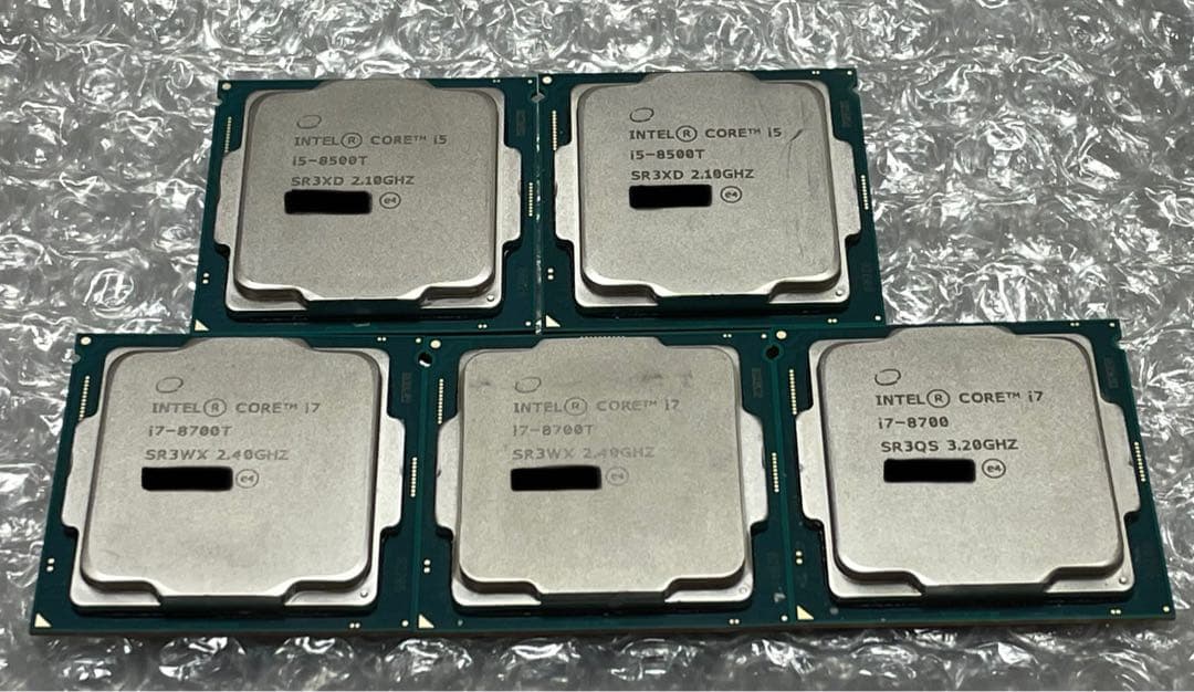 インテルCORE i7 8700T＋i7 9700K