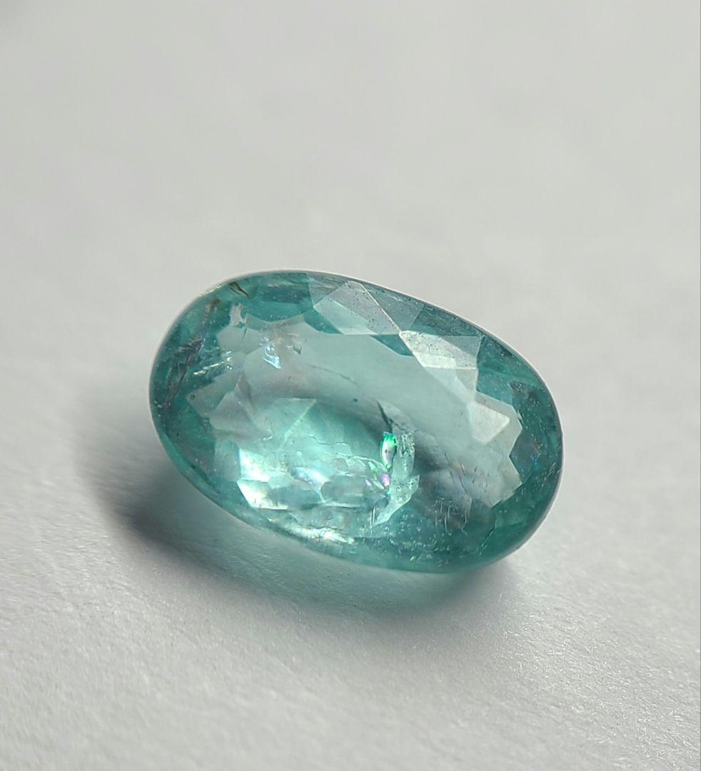 美しい南国の海!!★モザンビーク産パライバトルマリンレインボー入り★