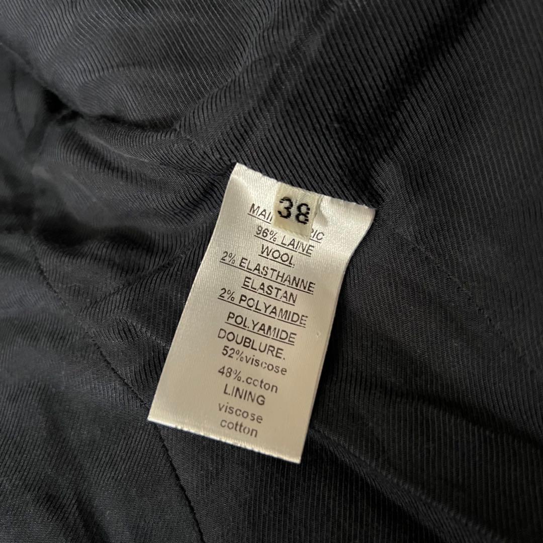 BALMAIN テーラードジャケット 金ボタン ダブル ネイビー 紺ブレ 38