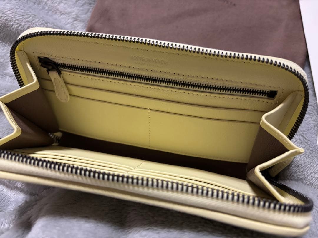 新品未使用◆ボッテガヴェネタ イントレチャート 長財布 ラウンドジップ 男女兼用