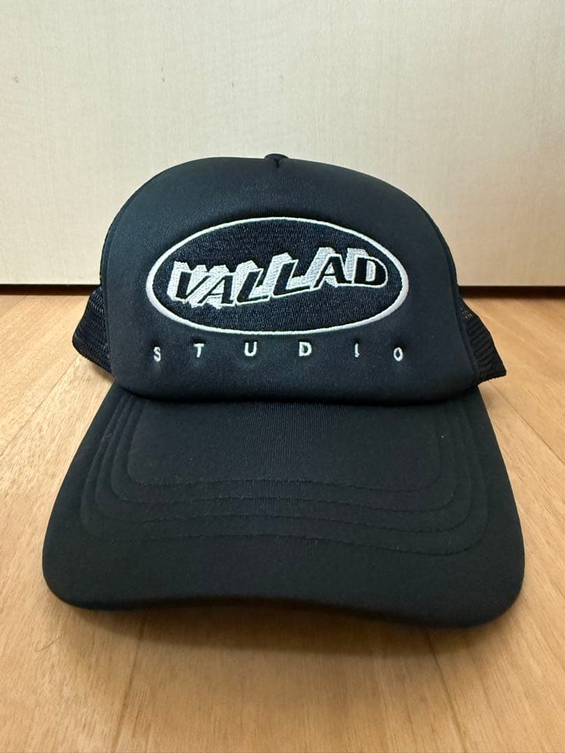 io着用 VALLADメッシュキャップ ブラック