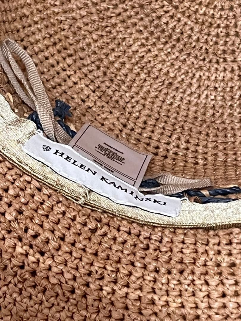 ヘレンカミンスキー⭐︎ラフィアハット帽子