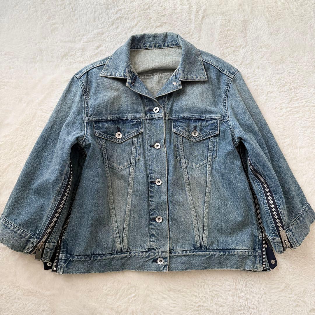 サカイ sacai サイドジップ デニムジャケット size2